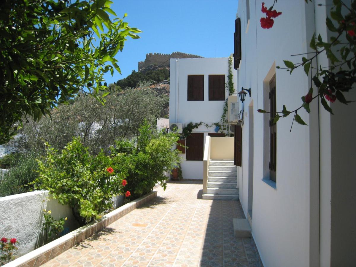 Eleftheria Lindian Studios I Líndos Dış mekan fotoğraf